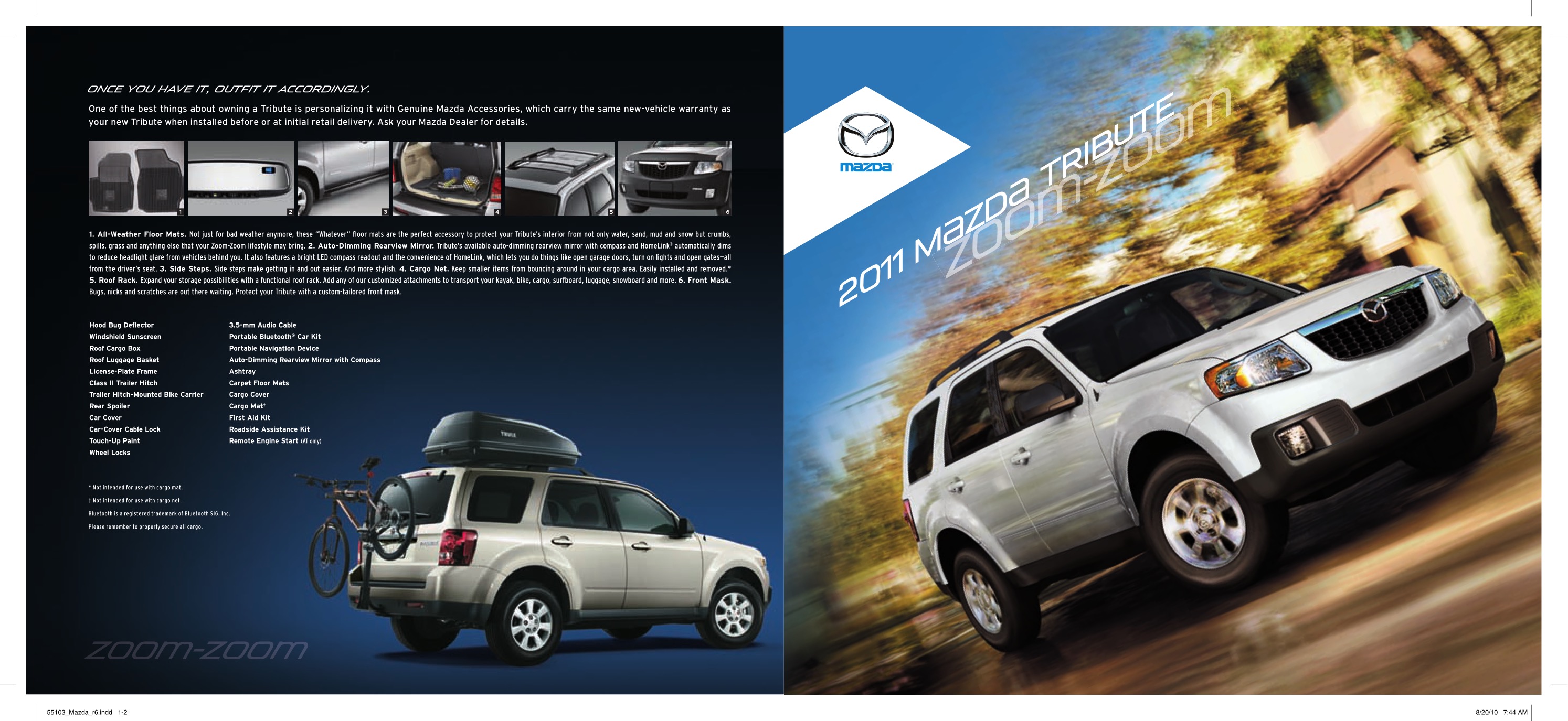 2011 Mazda Tribute Brochure
